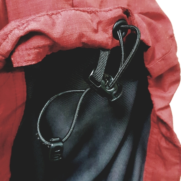 XL REI VINTAGE CHARCOAL & BURGUNDY TWO-TIME HOODED OUTDOOR ACTIVITY JACKET - Picture 9 of 14